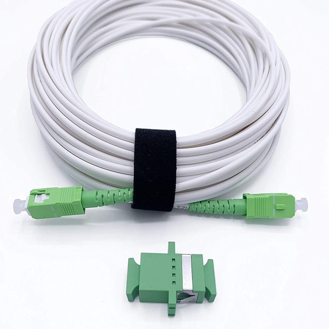10M Câble Fibre Optique (jarretière Optique) SC/APC à SC/APC pour Orange  Livebox, SFR La Box Fibre, Bouygues Telecom Bbox (Jaune)