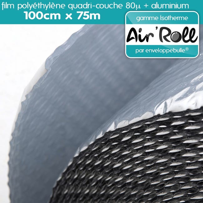 Rouleau de film bulle d'air COEX 100cm x 100m