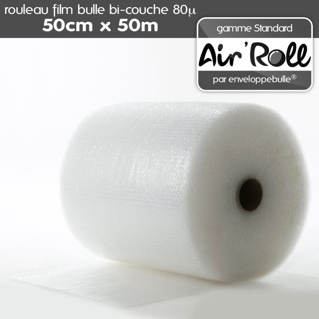1 Rouleau de film bulle d'air largeur 50 cm x longueur 50 mètres - gamme Air'Roll STANDARD - 3