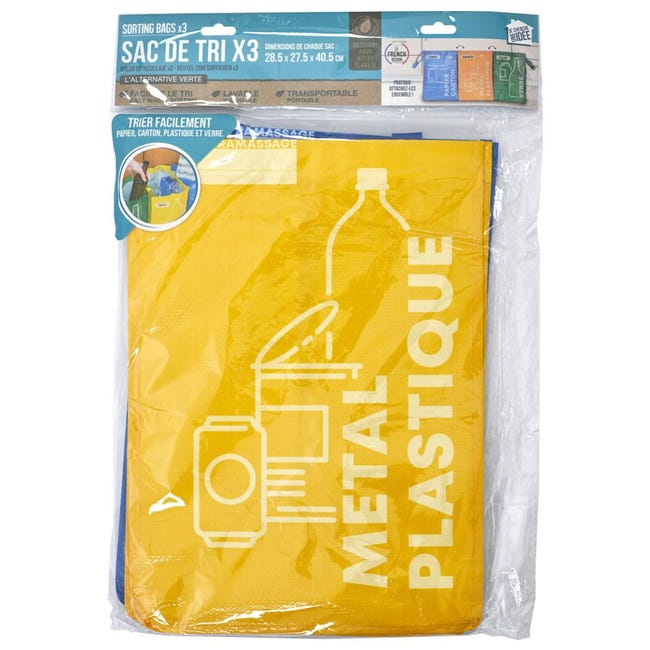 Emportez 3 sacs de recyclage