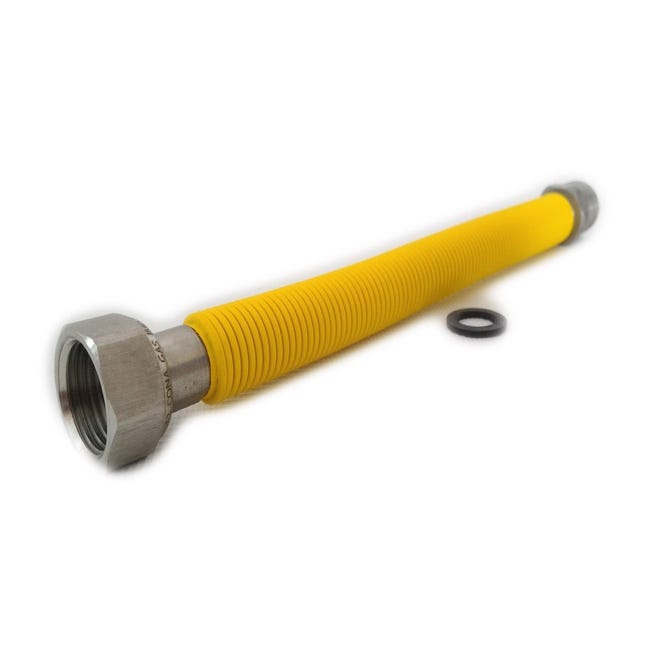Tubo Flessibile estensibile MF Inox per acqua sanitaria - Centro Edile Srl  Misura MF 1/2 80 a 135 mm