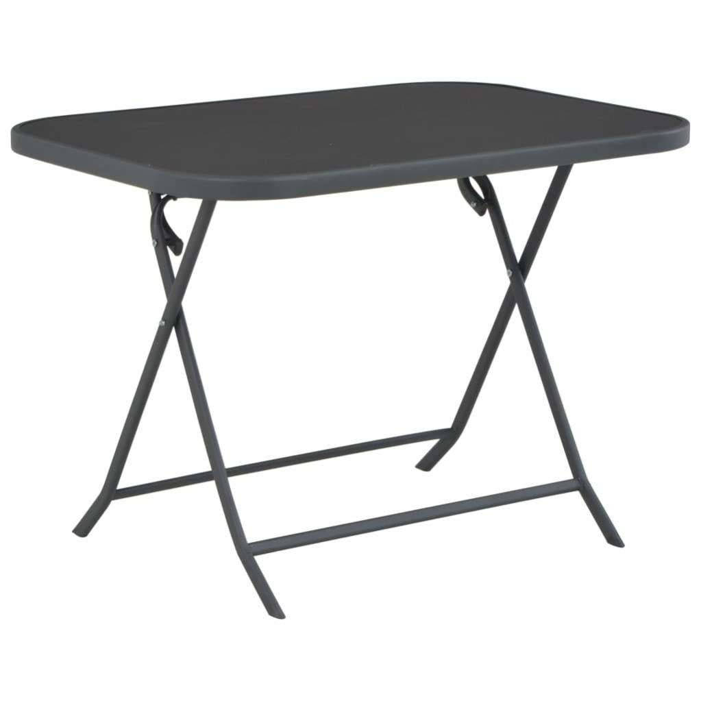 Plaine mobile Sur la tête de table pliante jardin 100x100 Trois la