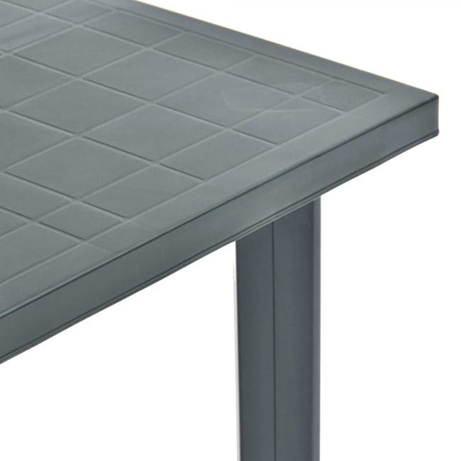 Table en plastique carré - Gris