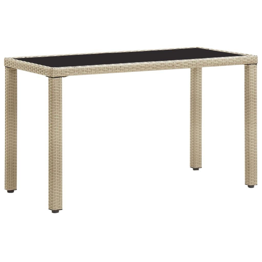 VIDAXL - Tavolo Da Giardino Bianco 150x90x72 Cm In Plastica Stile Rattan