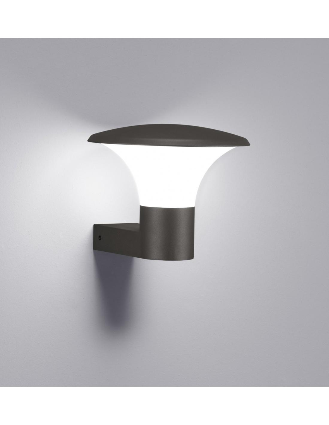Aplique para exterior hongo kongo e27 ip44 antracita trio lighting