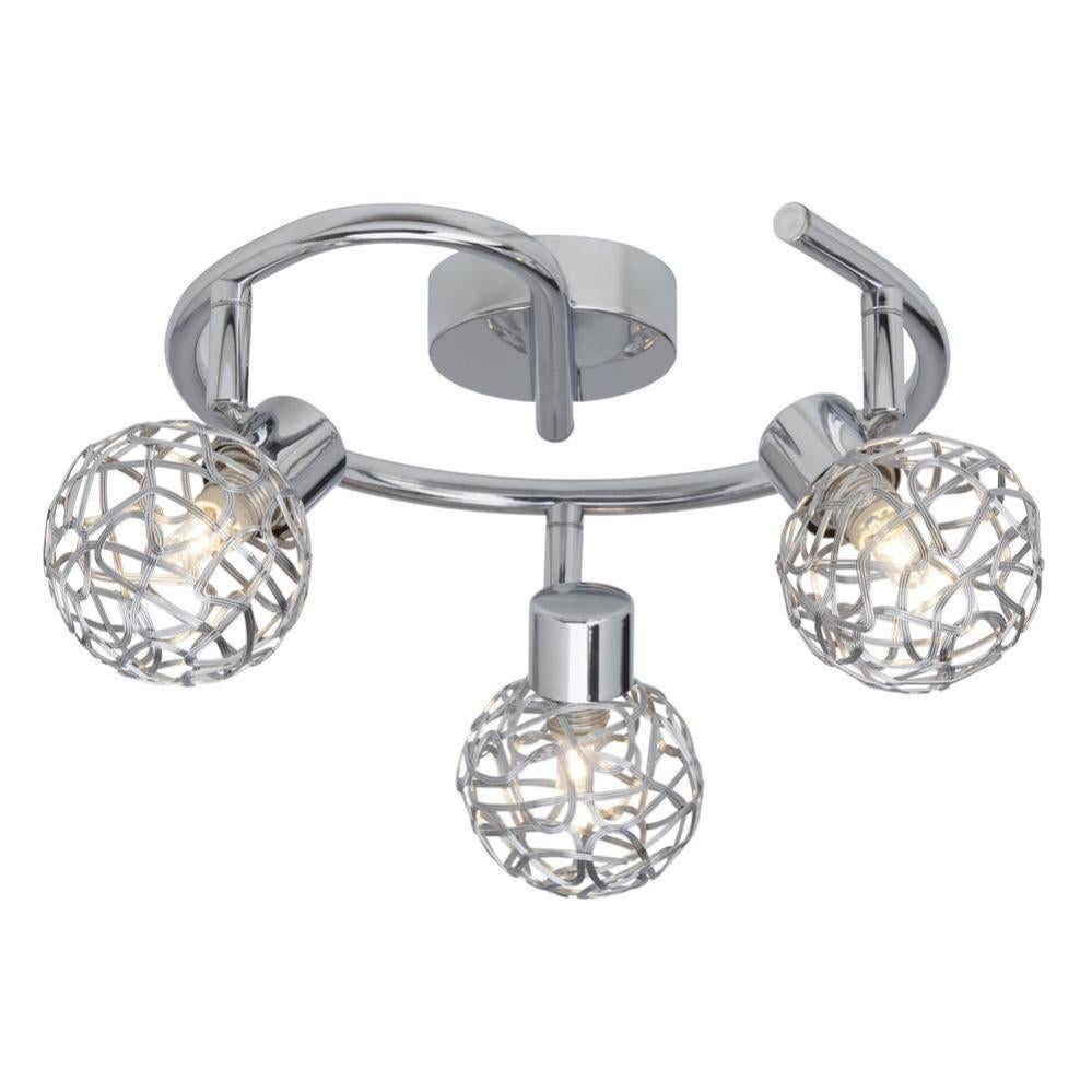 Lampe brilliant métal chrome | Leroy Merlin
