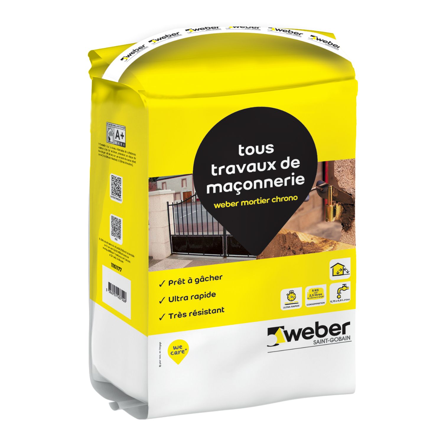 Ciment pret a sales gacher leroy merlin