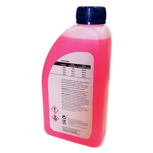 Repsol 1kg liquido antigelo rosso extra refrigerante permanente concentrato