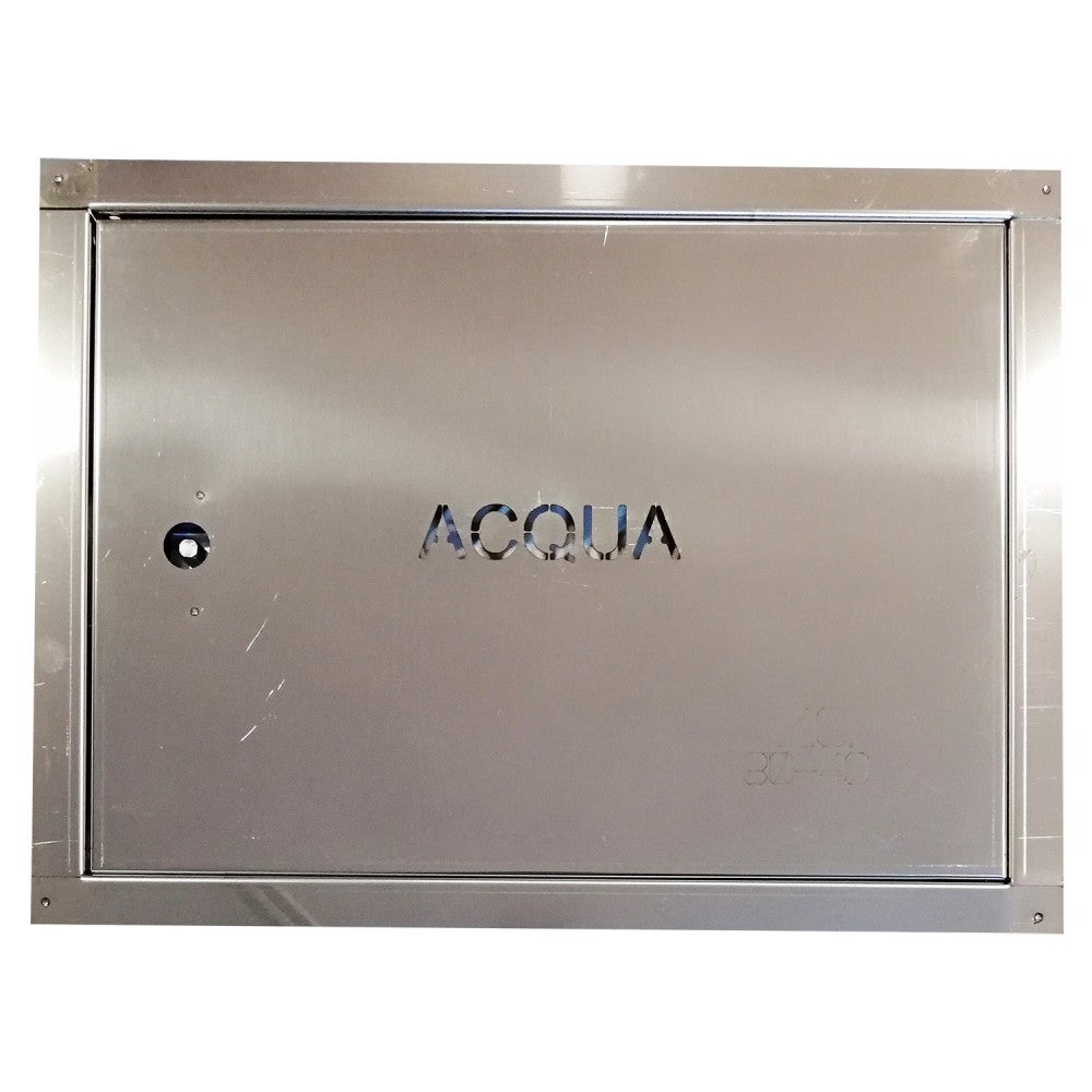 Sportello portello porta inox per contatore acqua, scegli se 30x40cm