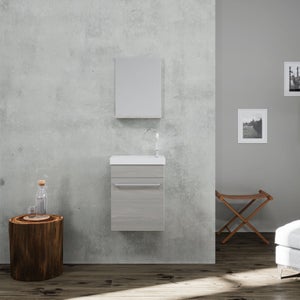 ZDMZR Armadietto da Bagno da 18 Cm, Mobiletto Bagno Salvaspazio