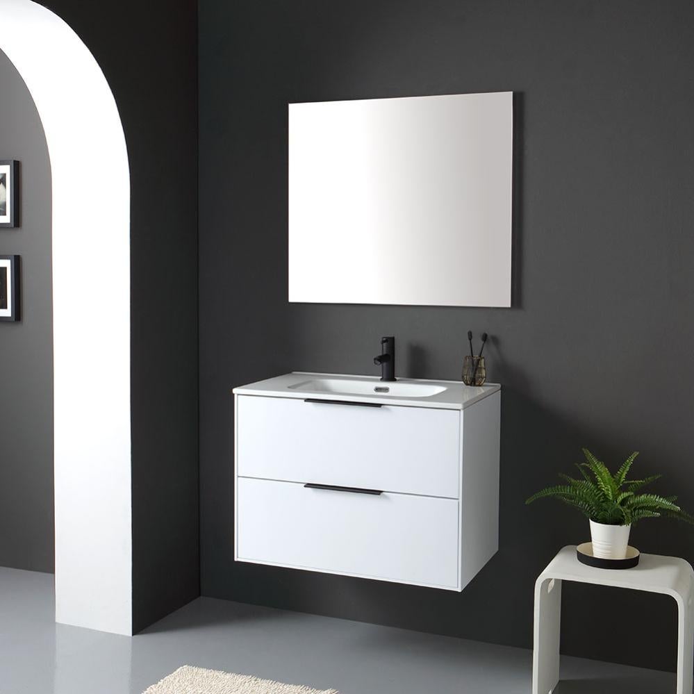 Armadietto Da Bagno Con Specchio 40,6x66 Cm – Rettangolare, Senza Cornice, Con Tre Ripiani In Vetro – Montaggio A Incasso O Superficiale - 2