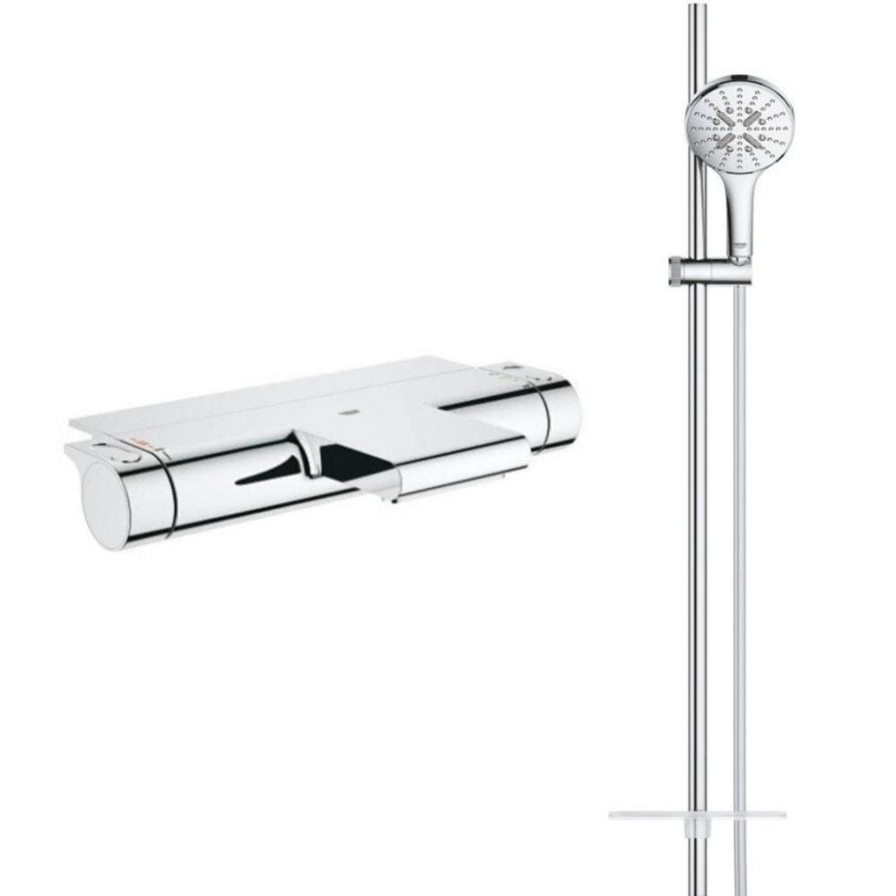 Grohe Grifo termost tico para ba era con repisa Grohtherm set