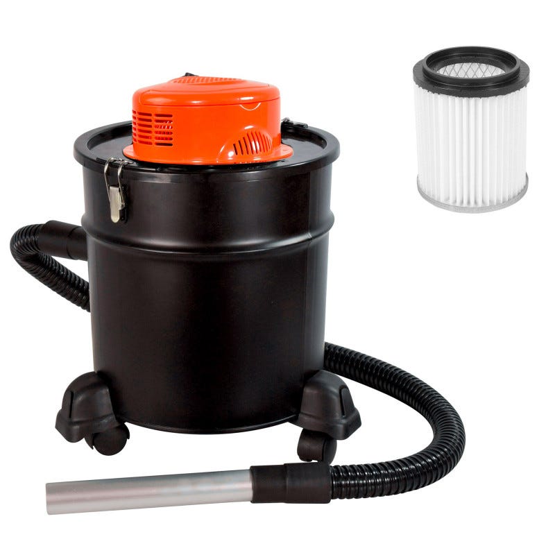 Aspirateur à cendres motorisé 1200W - filtre lavable Lienbacher - A