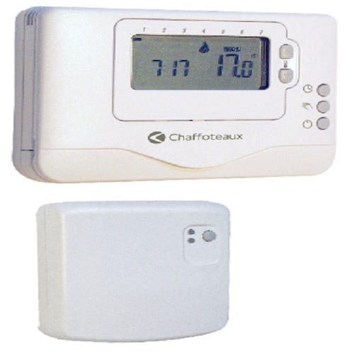 Thermostat programmable sans fil pour chaudiere gaz