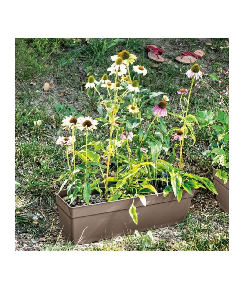 DEROMA Jardiniere Ninfea R camel a reserve deau - Coloris taupe - 60cm - 2
