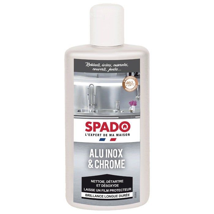 Spado nettoyant alu-inox chrome 250 ml