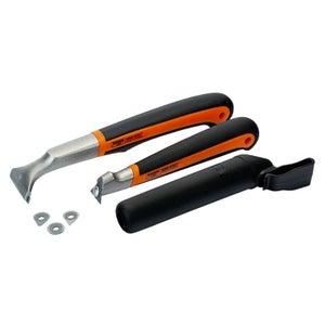 KS Tools - Couteau de peintre - lame inox flexible - manche bi-composant -  50 mm