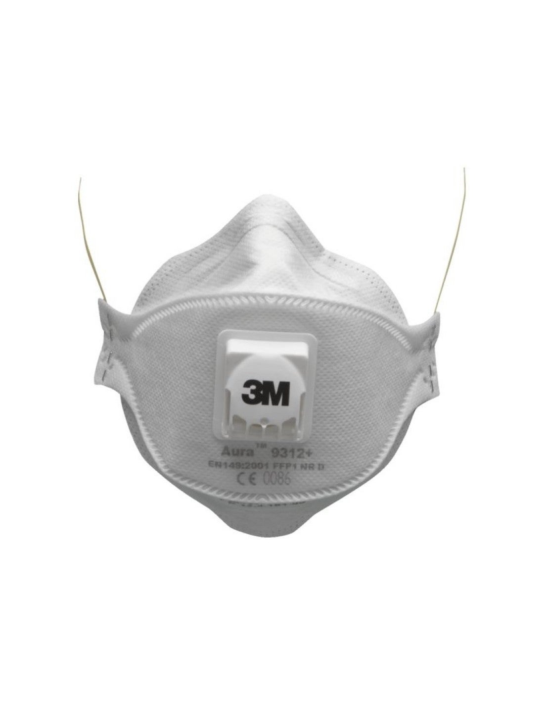 Masque antipoussière coque spécial gaz acides FFP3 R D avec