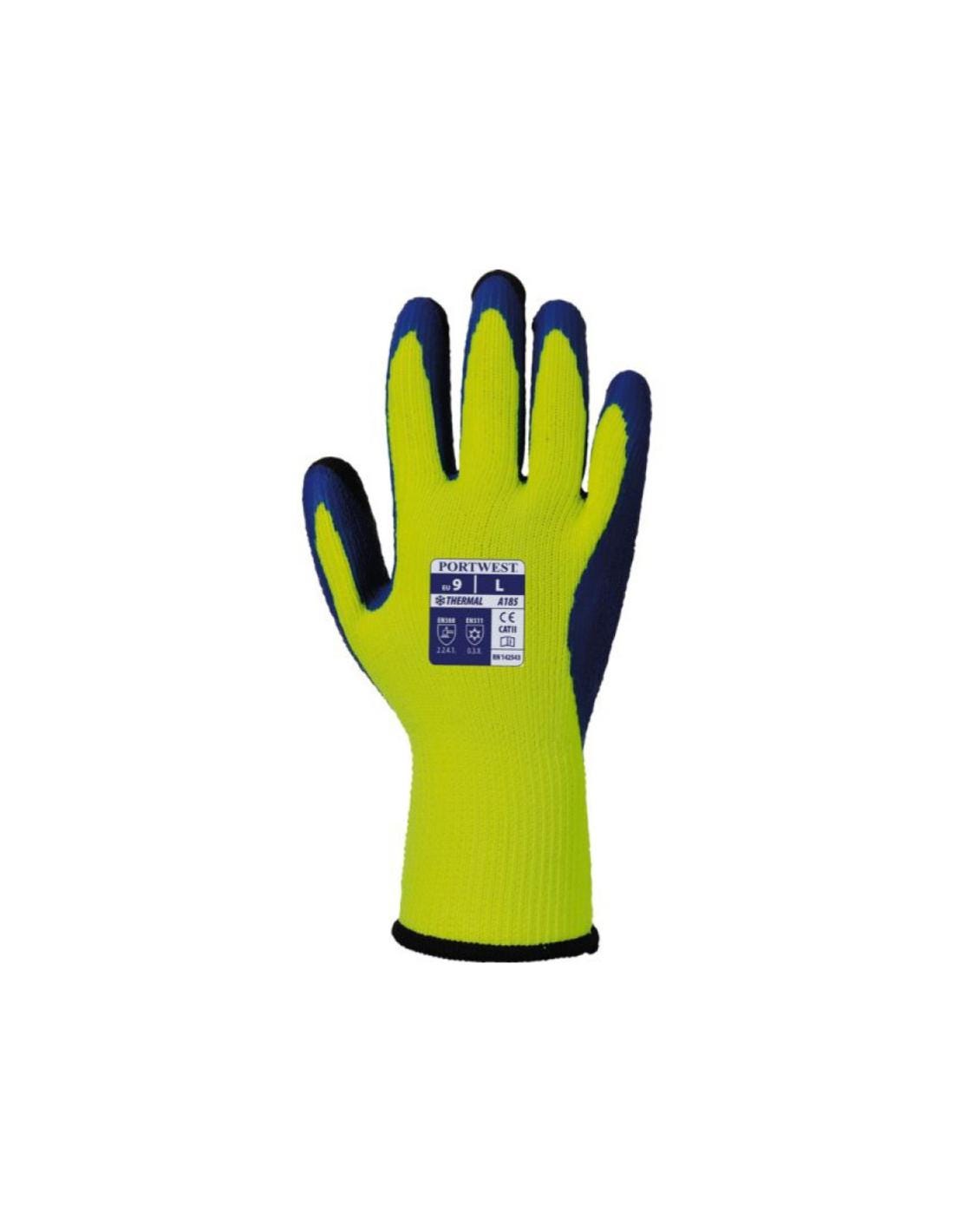 Gant Enduit Latex Duo-therm Jaune Fluo Txl 18335-jf-xl | Leroy Merlin