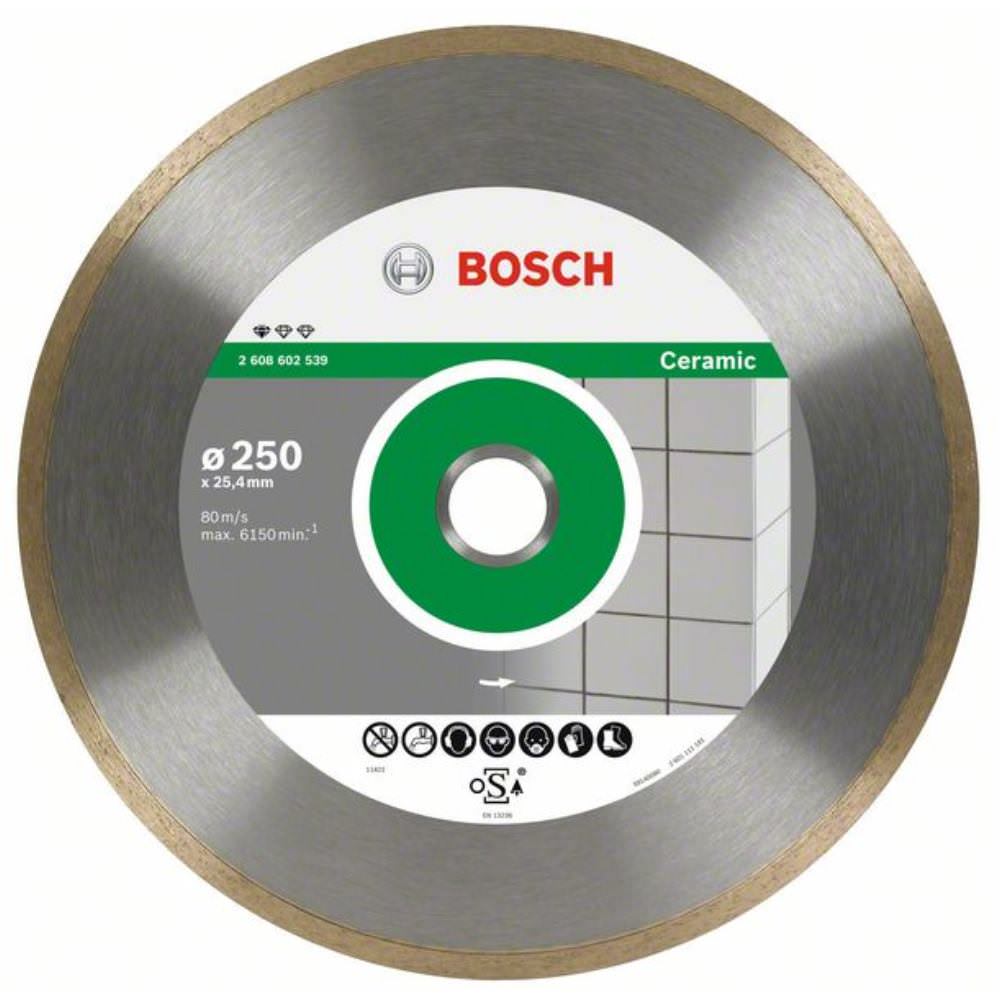 Bosch Diamant disque de coupe standard pour la céramique. 250 x 30