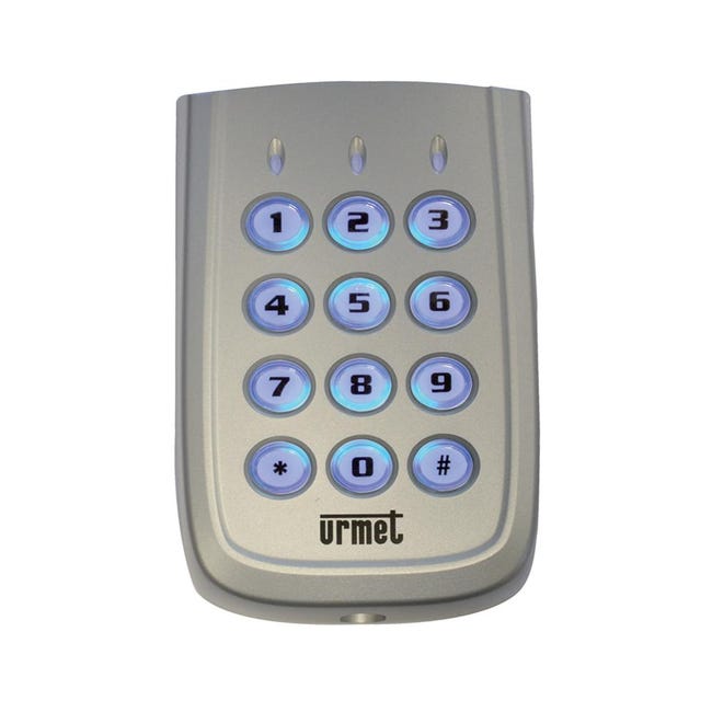 BE.PLAY BENINCA Tastiera Digitale Antivandalo In Metallo, Con Tasti Numerici Luminosi In Acciaio Inox Cablata BE.PLAY BENINCA Tastiera Digitale Antivandalo In Metallo, Con Tasti Numerici Luminosi In Acciaio Inox Cablata