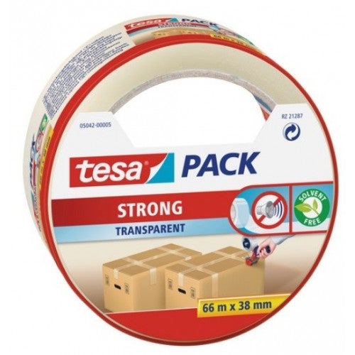 Ruban adhésif emballage cartons transparent Tesa 66m x 50mm