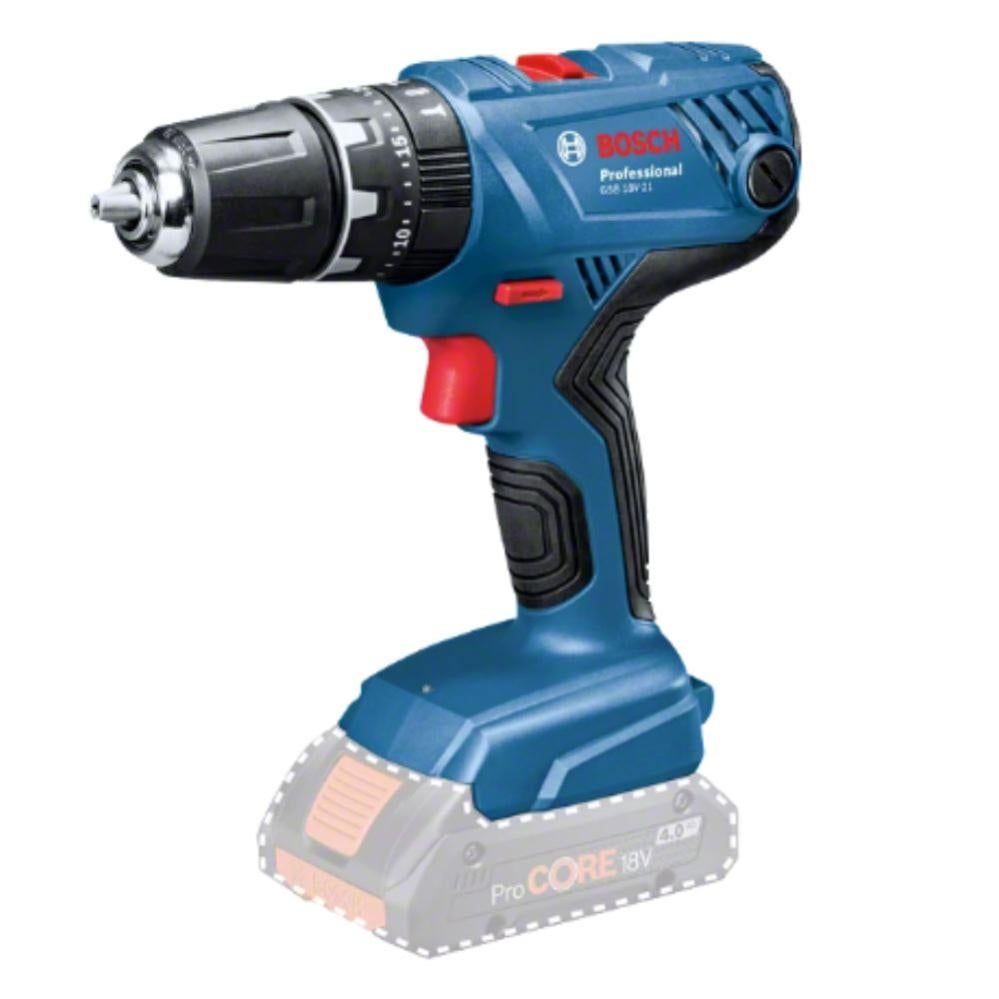 18V Battery Punch Drill Drill GSB 18V21 Sem bateria sem carregador