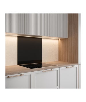 Crédence de cuisine en verre - 60x50 cm - Protection contre les  éclaboussures - Derrière plaque de cuisson, Planche à découper - Motif:  Café On Off
