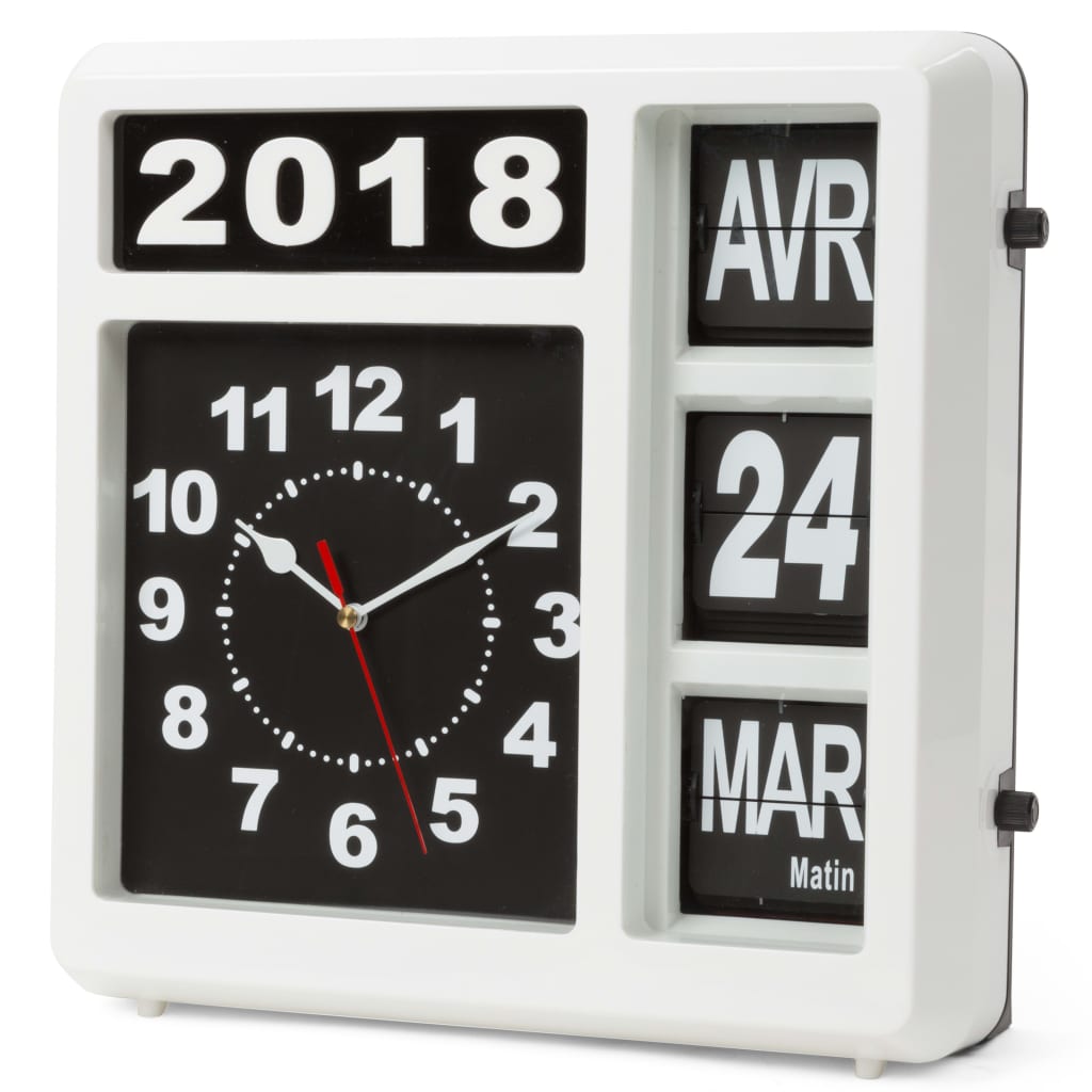 Horloge murale calendrier digitale senior pour la maison