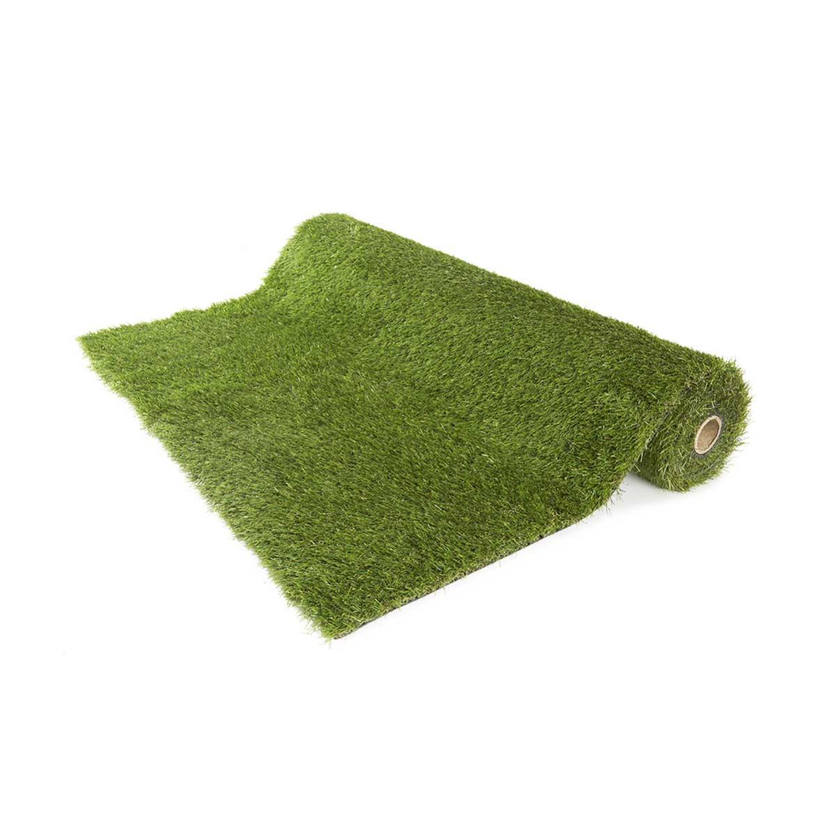 Gazon Synthétique AUGUSTE 40mm - Rouleau 2x5m 10m², Haute Densité, Doux Et Naturel