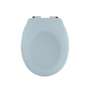 Abattant de toilette en bois bleu pétrole : Apportez de la couleur à vos wc