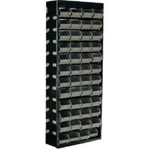 Cassettiera portaminuteria a 12 cassetti, Organiser portaoggetti con  cassetti trasparenti, 100% Made in Italy, cm 19x15h23, colore Nero