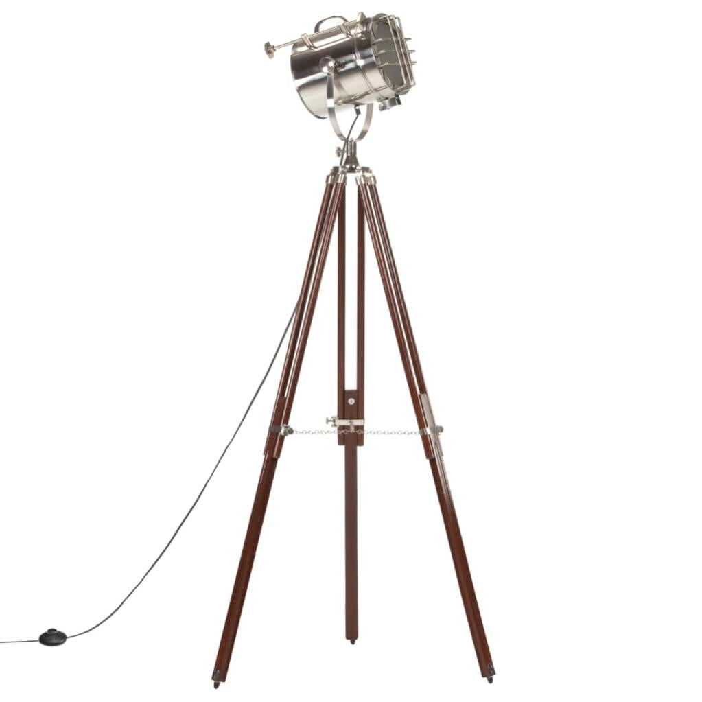 Lampada A Treppiede A Pavimento Legno Massello Di Mango 165 Cm 286111