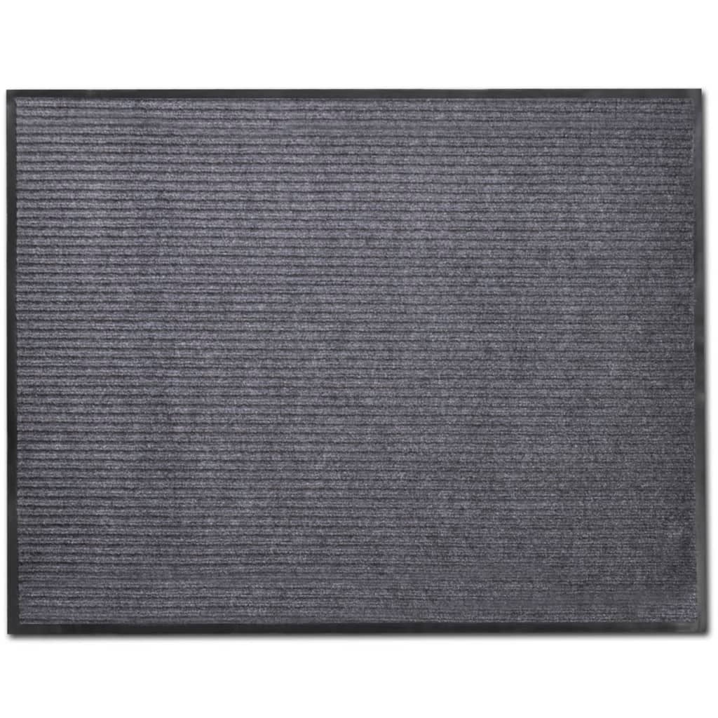 Zerbino in PVC grigio 90 x 150 cm