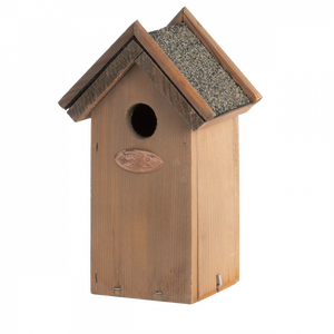 Nichoir oiseaux pour extérieur 4 pièces en bois 12x12x22 cm