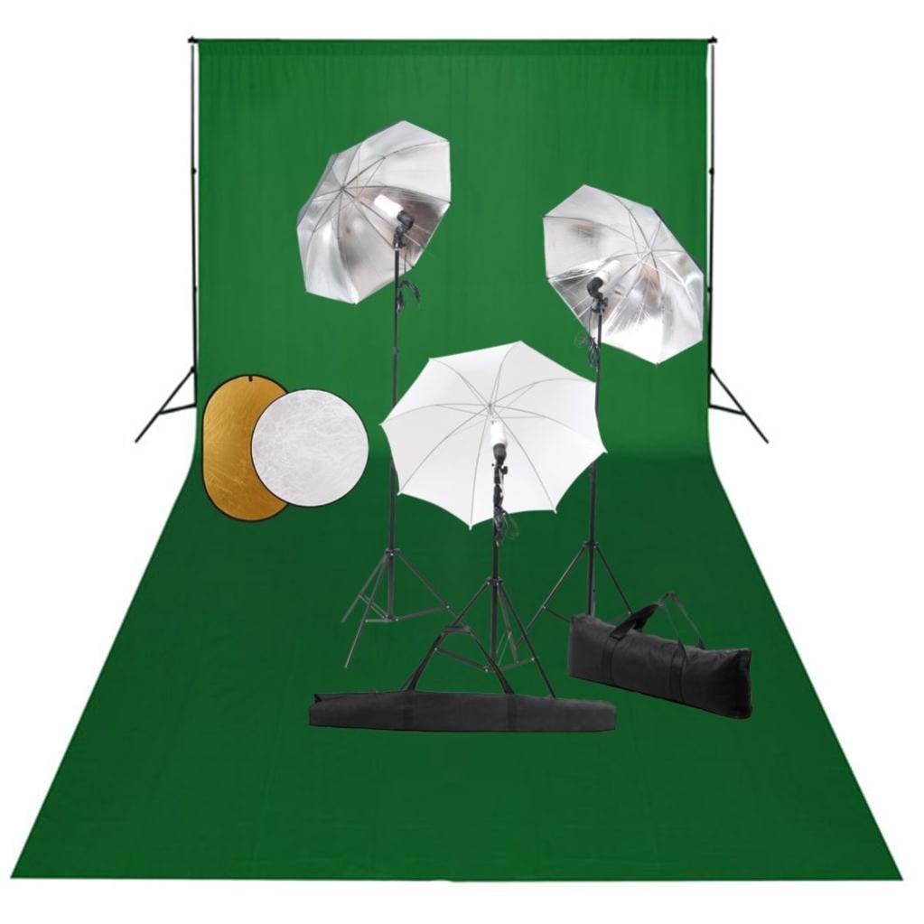 Kit Illuminazione Studio Fotografico VidaXL - Sfondi, Softbox E Ombrelli - Foto 7
