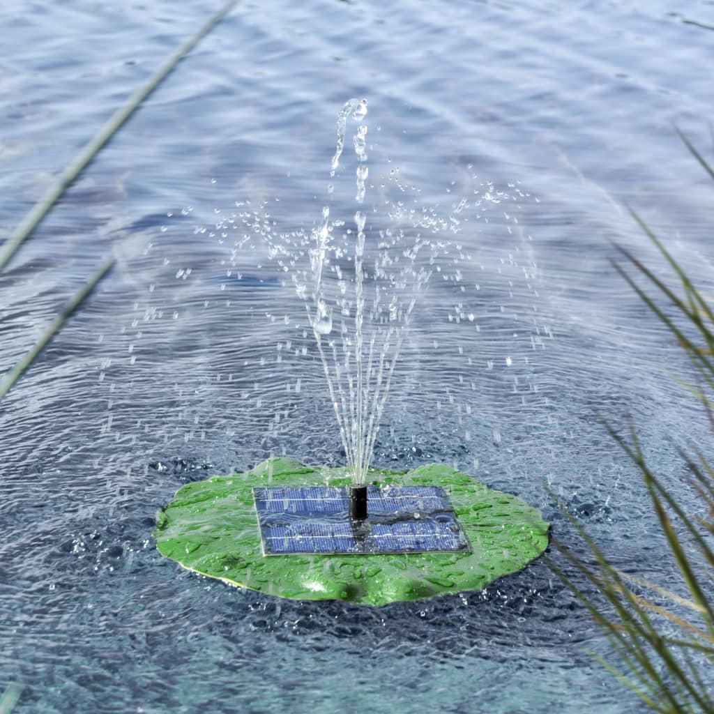 Fontaine solaire, pompe d'étang solaire flottante pour jardin