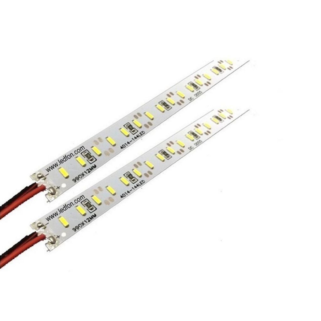 Barra Rigida LED SMD4014 18W 144 LED/m L:1m 3000K (Confezione da 2 Pezzi)