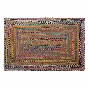 Tapis jute carré, Aftas Naturel Taille 200x200 cm;240x240 cm