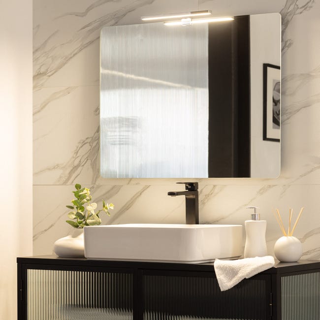 Hombuy® applique led lampe miroir led 30cm applique salle de bain moderne  5w blanc neutre 4200k - Conforama