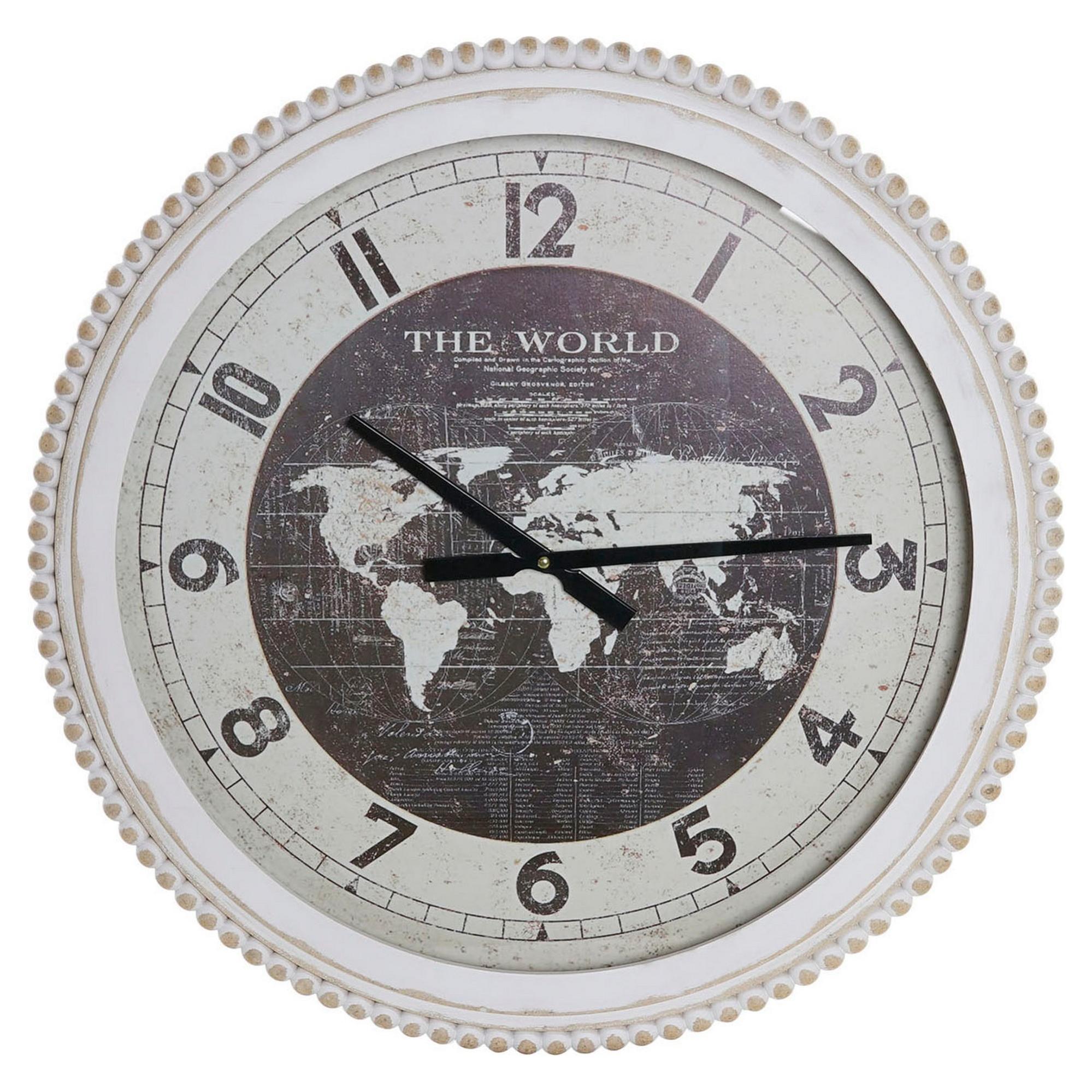 Orologio Da Parete Dkd Home Decor Vetro Ferro Mappamondo (60 X 6 X 60 Cm) |  Leroy Merlin