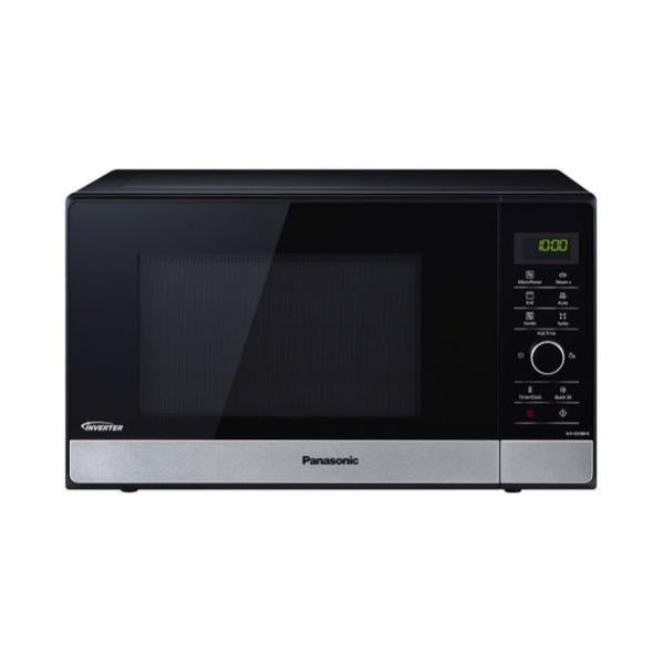 Microonde Con Grill Panasonic Corp. Nngd38hssug 23 L 1000w Nero Acciaio  Inossidabile | Leroy Merlin