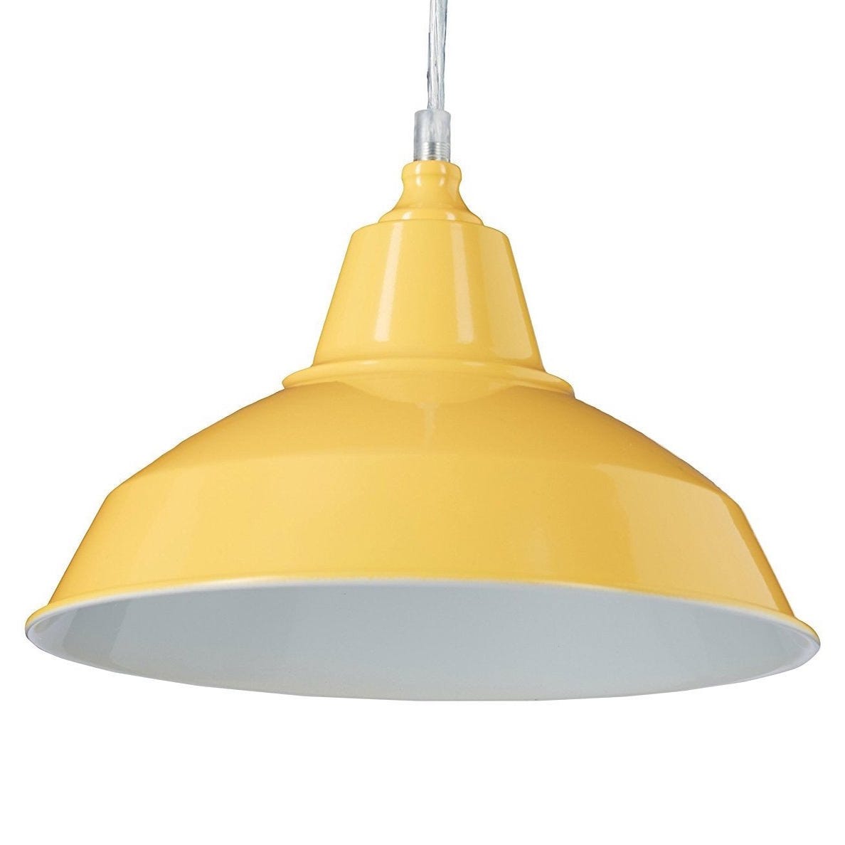 Lampe à suspension lustre lampadaire luminaire cuisine salon salle de bain  bleu diamètre 28 cm helloshop26 2413001 - Conforama