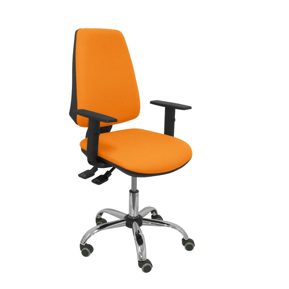 SIHOO poltrona ufficio ergonomica regolabile supporto lombare 150kg tessuto  senza poggiapiedi arancione