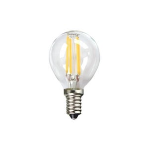 Ampoule LED fil bougie petit culot E14 4W rendement verre clair