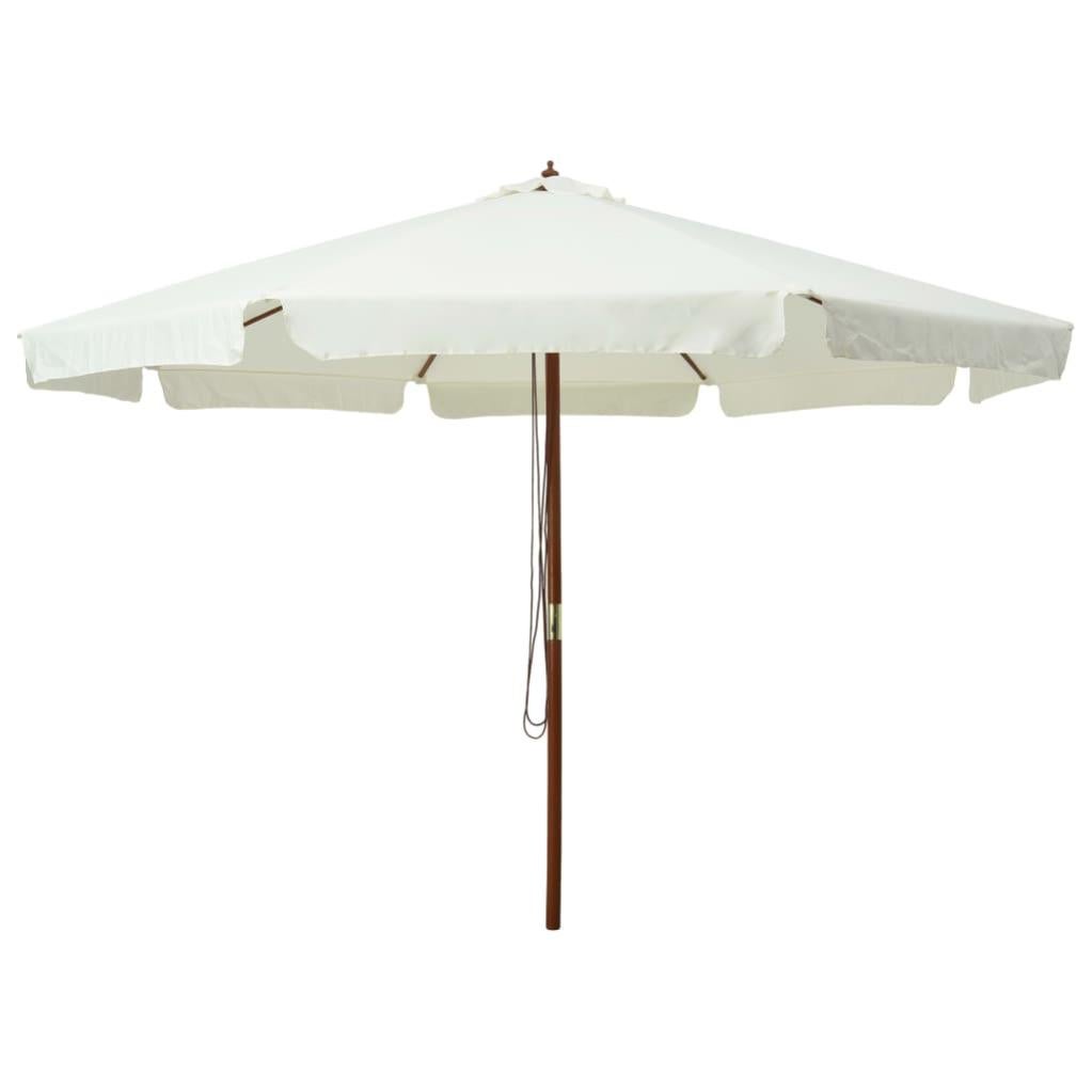 Ombrellone Da Giardino VidaXL In Legno 196x231 Cm - Con Ventilazione, Resistente Ai Raggi UV