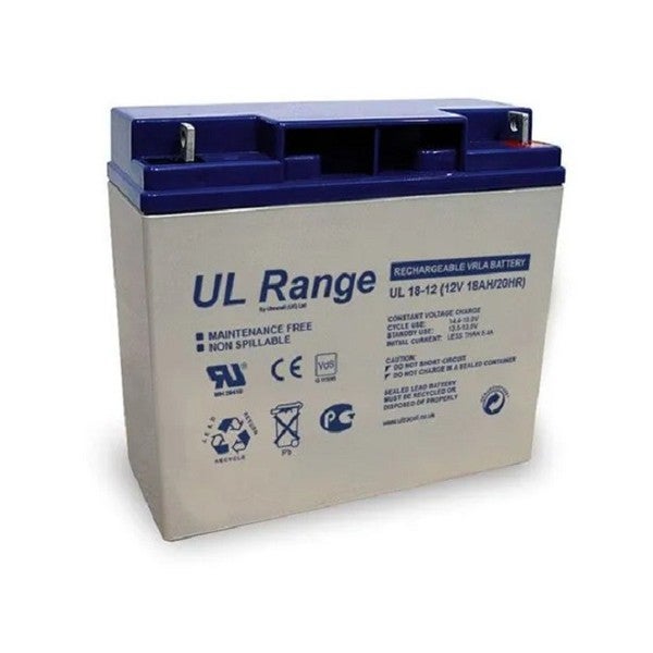 Batterie Ultracell UL18-12 12V 18Ah Pelouse et Jardin Ce Produit est Un Article de Remplacement de la Marque AJC® 