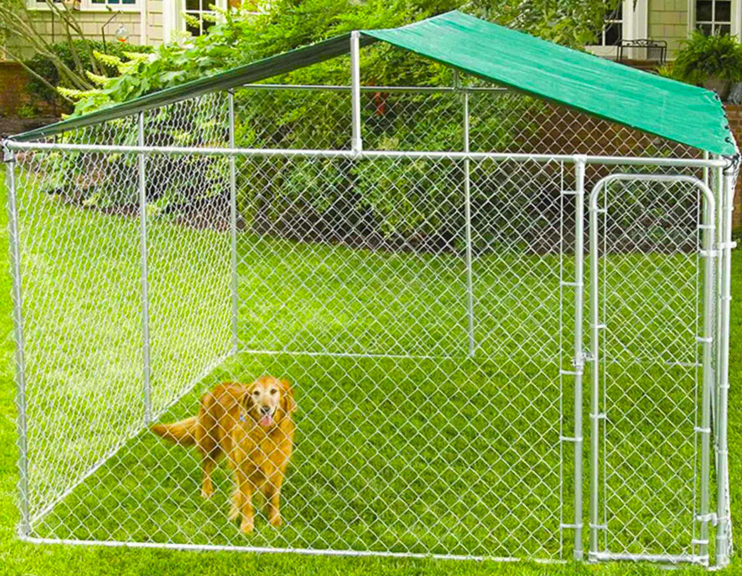 Grillage pour chenil, enclos et parc de chenil pas cher pour chien