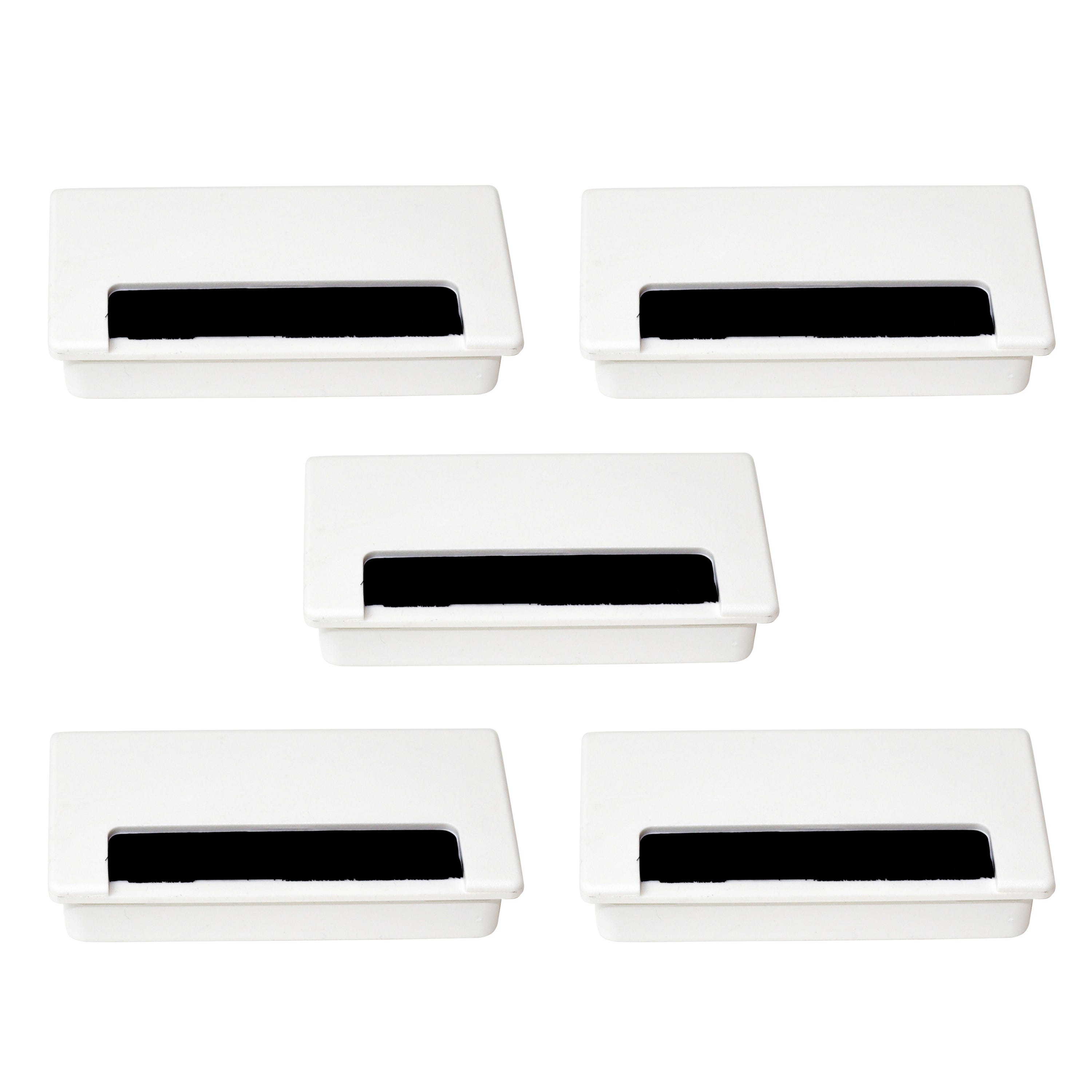 Emuca passe-câble de table plastwin, plastique blanc, plastique. 3920415 -  Conforama