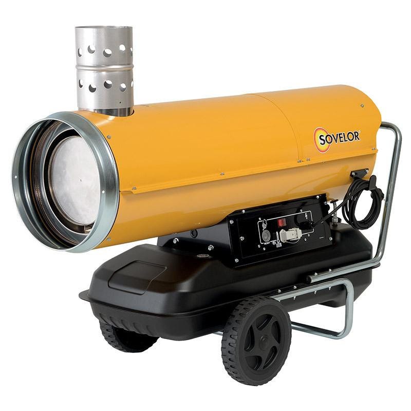 Chauffage air pulsé mobile au gaz propane SOVELOR GP Inox , Chauffages  mobiles au gaz : Cegequip, appareil de manutention et sto